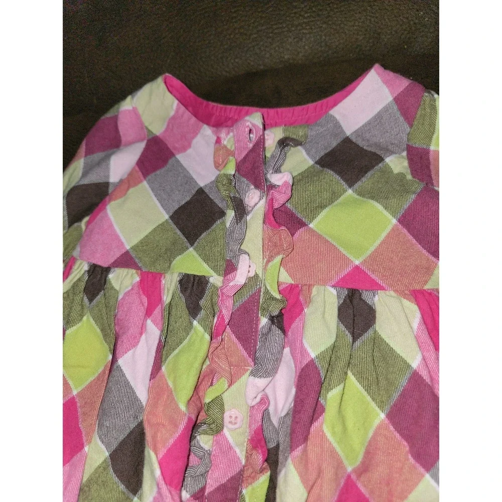Gymboree berry cute plaid‎ dress size 12 18 months